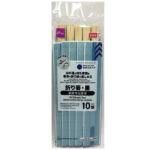折り箸・星（国産桧元禄箸１０膳） ダイソー(DAISO)