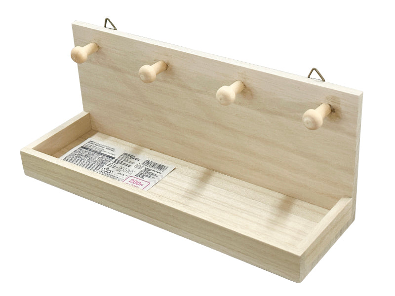 木製ウォールインテリア（フック付） ダイソー(DAISO)