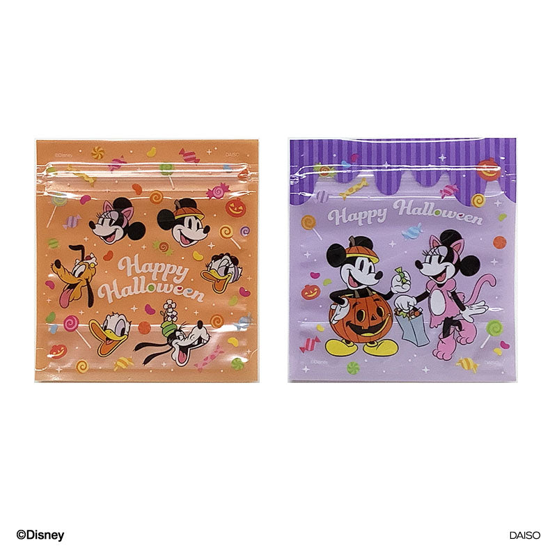 底マチジップバッグ、４枚、ＨＷＣＦ（ミッキー＆フレンズ） ダイソー(DAISO)