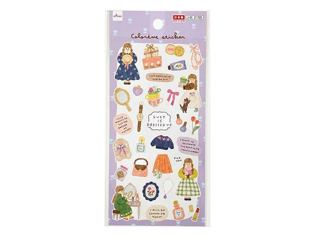 シール（コロレーヴ、ルーシー） ダイソー(DAISO)