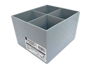 仕切ＢＯＸ（モロッカン柄、オールドブルー） ダイソー(DAISO)