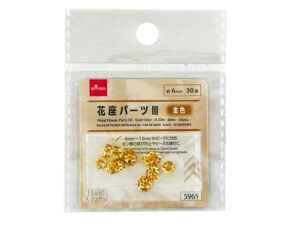 花座パーツⅢ（金色、３０個） ダイソー(DAISO)