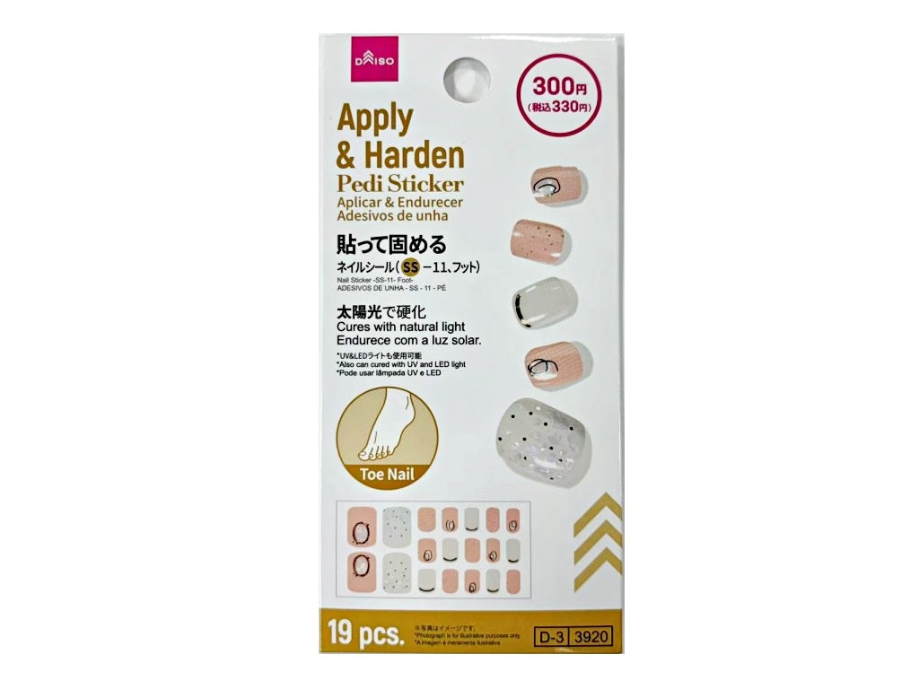 ネイルシール（ＳＳ－１１、フット） ダイソー(DAISO)