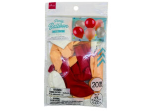 バルーン（約９インチ、２０個、薄いピンク、濃いピンク、ホワイト） ダイソー(DAISO)