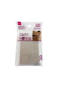 フェルト床キズ防止シール（四角、１４個） ダイソー(DAISO)