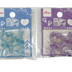 鍵パーツ（推しカラー、ブルー・パープル、２個） ダイソー(DAISO)