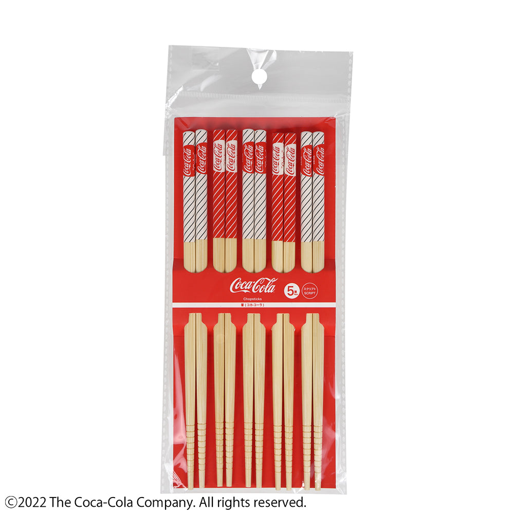 箸（コカ・コーラ、ＡＳ１、５膳、Ａ） ダイソー(DAISO)