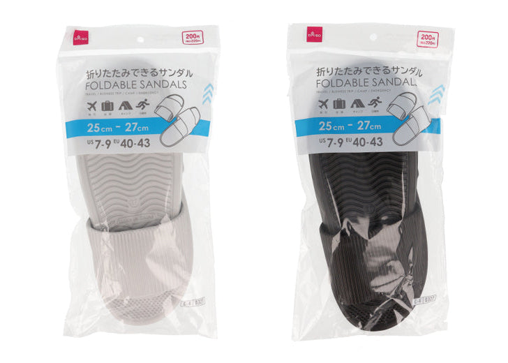 折りたたみできるサンダル（２５ｃｍ－２７ｃｍ） ダイソー(DAISO)