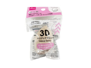 ３Ｄメイクアップスポンジ（フラットカット型） ダイソー(DAISO)
