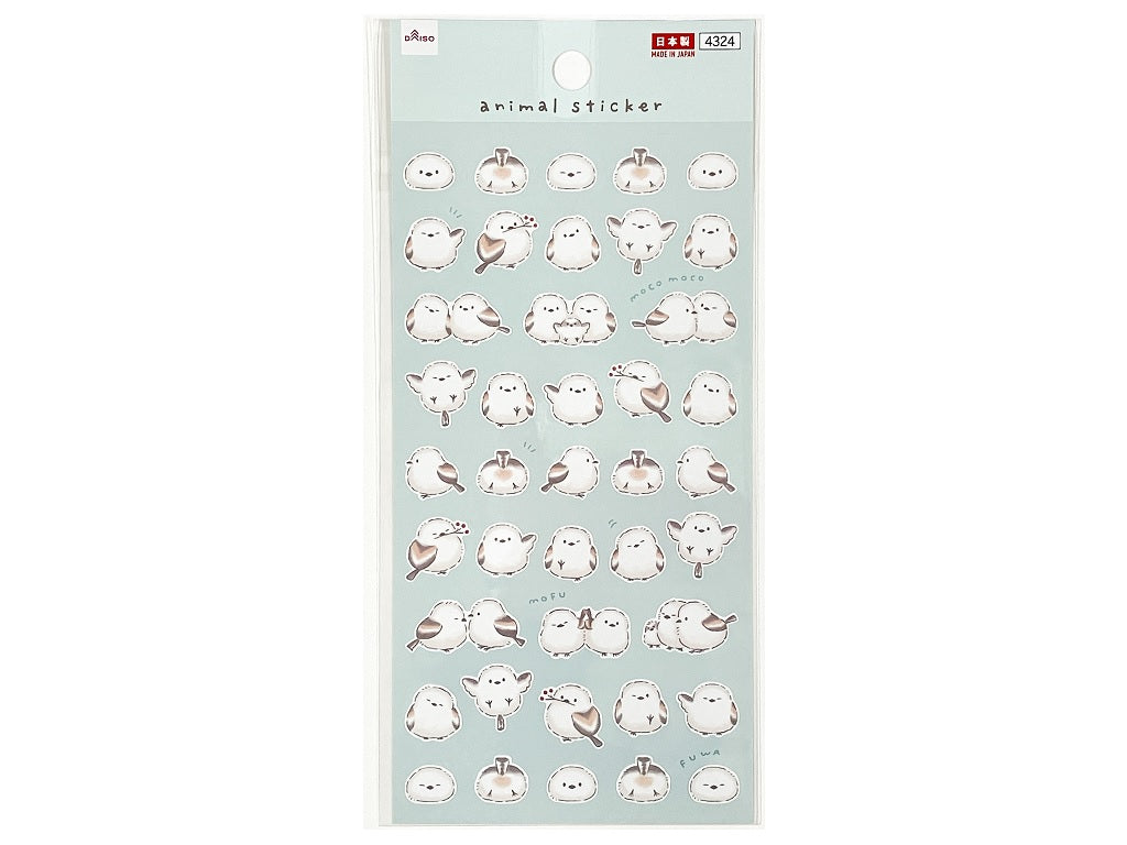 シール（アニマル、シマエナガ） ダイソー(DAISO)