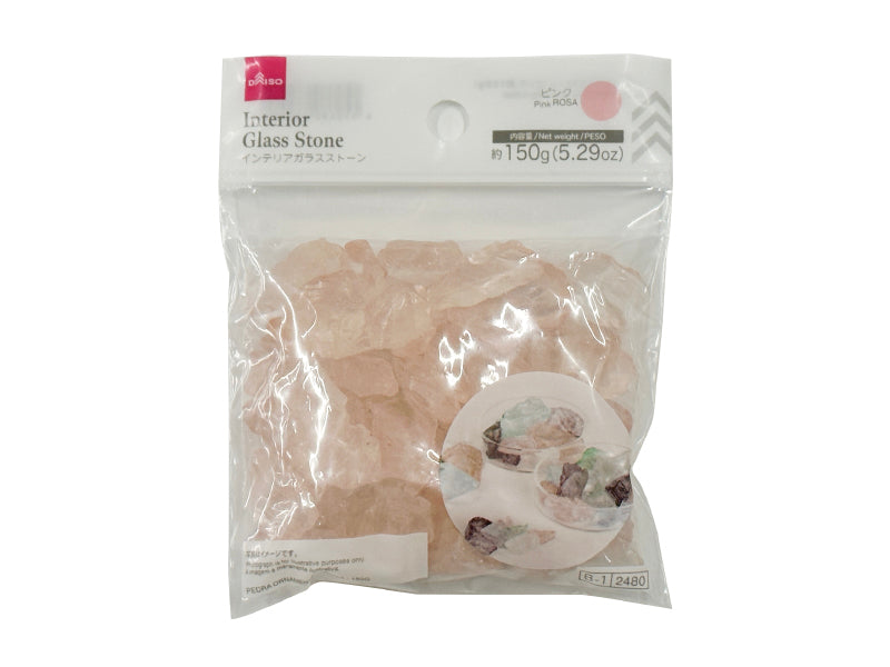 インテリアガラスストーン（ピンク） ダイソー(DAISO)