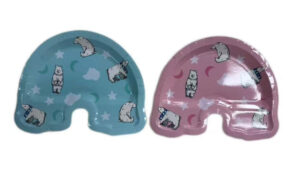 雲形状紙皿（クマ、８枚） ダイソー(DAISO)