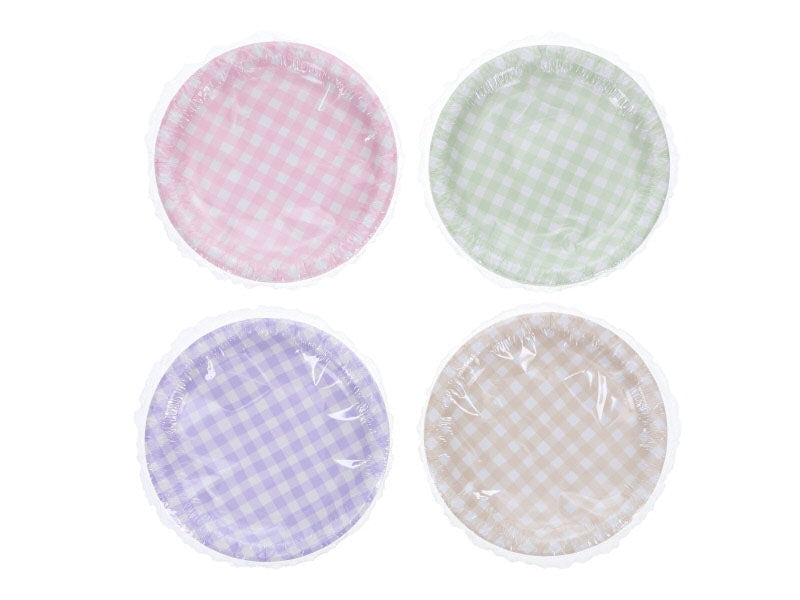 紙皿（チェック、１２枚） ダイソー(DAISO)