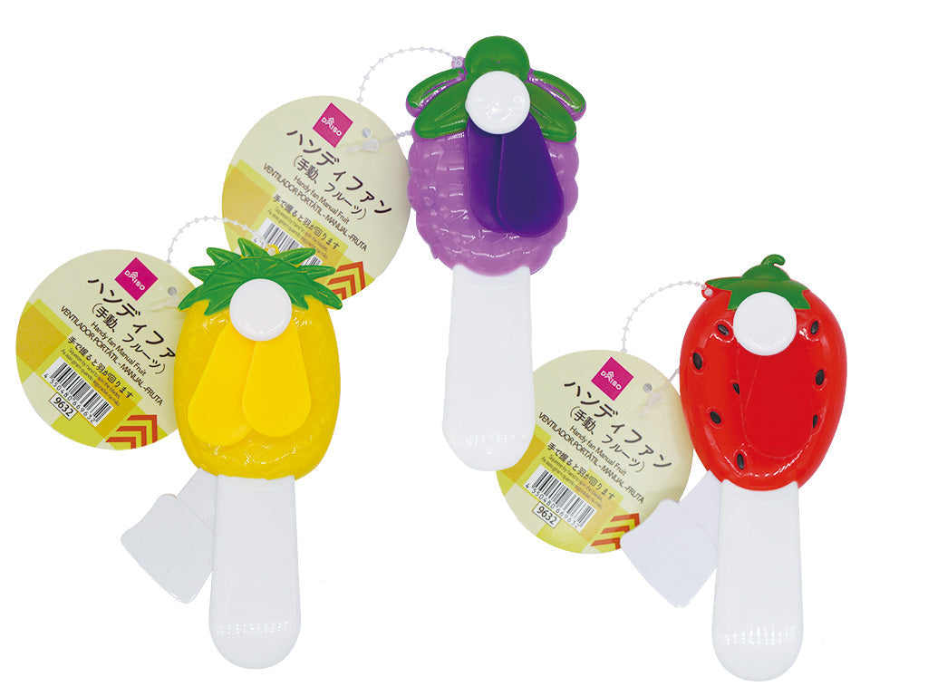 ハンディファン（手動、フルーツ） ダイソー(DAISO)