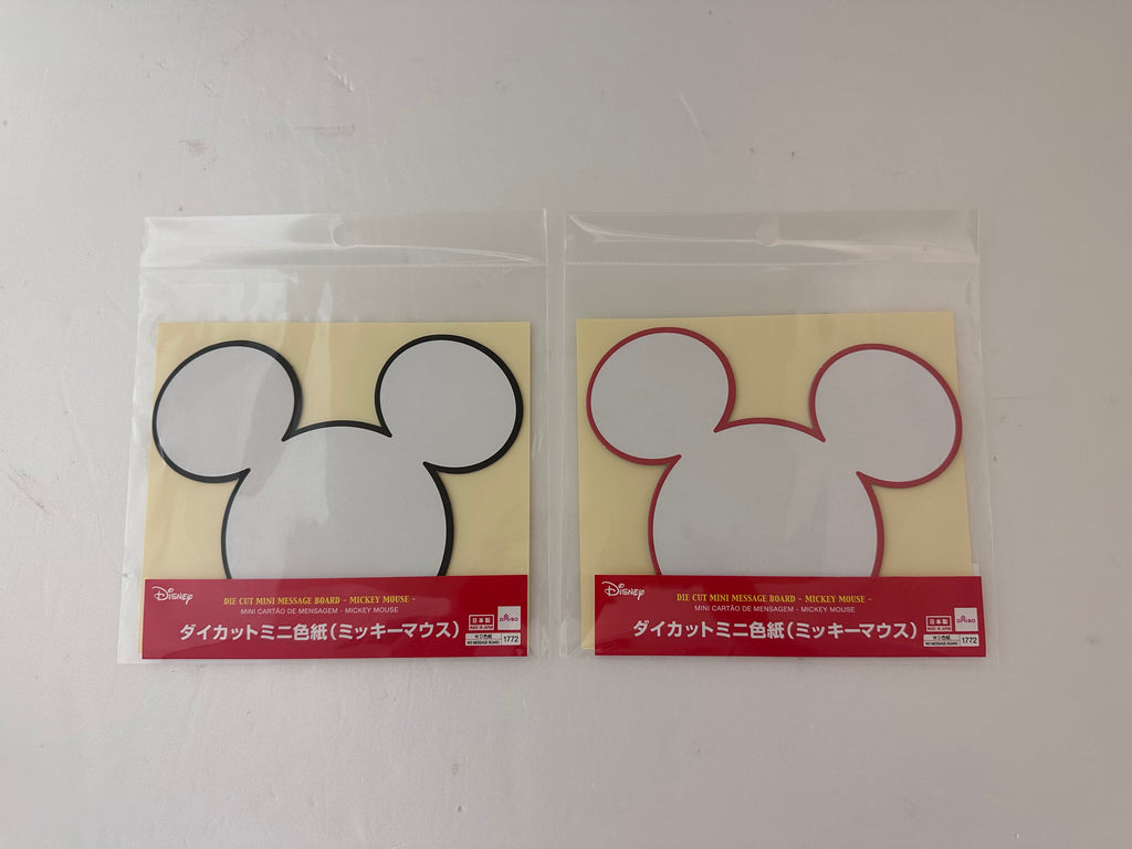 ダイカットミニ色紙（ミッキーマウス） ダイソー(DAISO)
