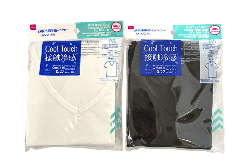 接触冷感半袖インナー（メンズ、Ｍ） ダイソー(DAISO)