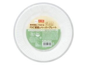 ペーパープレート（ＦＳＣ認証、２０枚） ダイソー(DAISO)