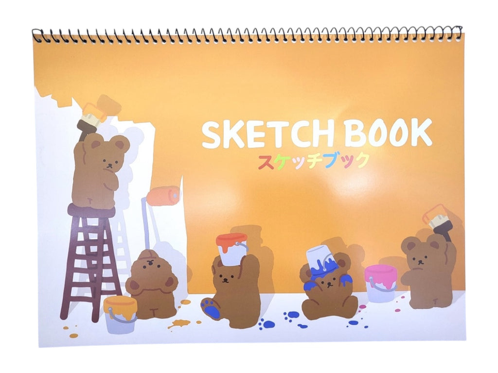 スケッチブックＢ（韓国スタイルトントンベア、１２枚） ダイソー(DAISO)