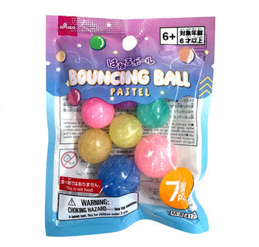 はねるボール（パステル、７個） ダイソー(DAISO)