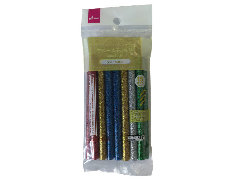 グルースティック（ラメ、１５本） ダイソー(DAISO)