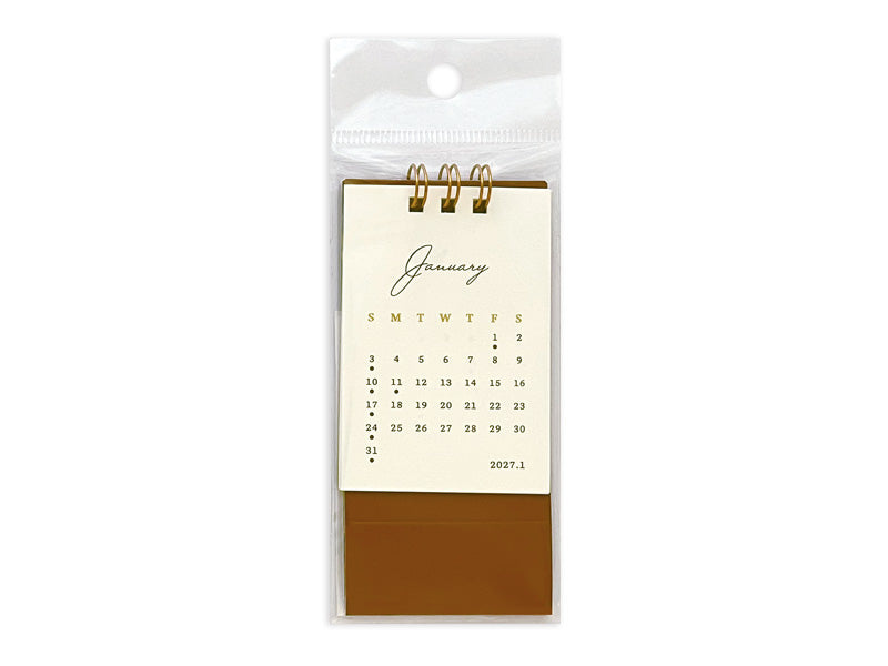 ２０２７年卓上Ｗリングカレンダー（ミニ） ダイソー(DAISO)