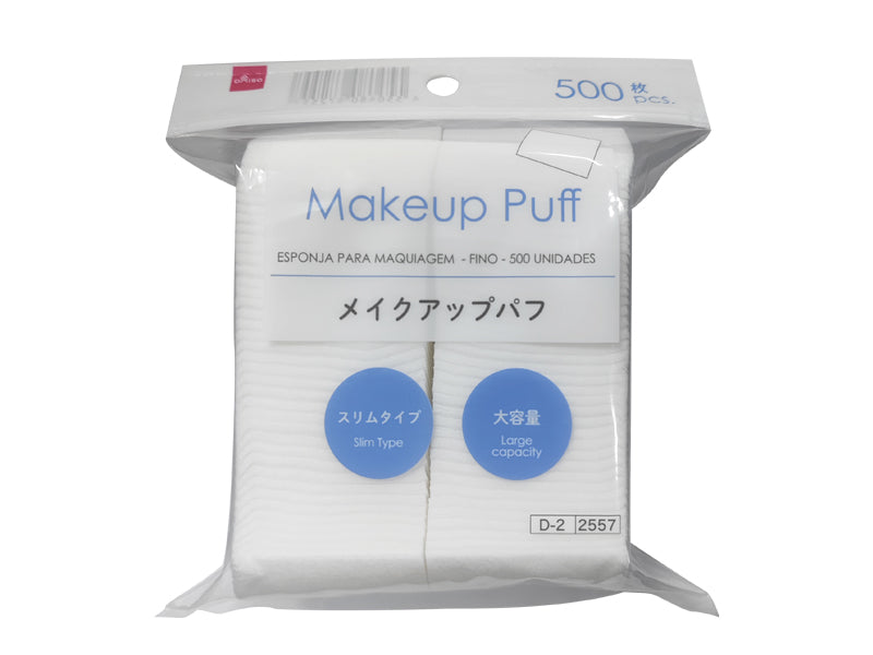 メイクアップパフ（スリムタイプ、５００枚） ダイソー(DAISO)