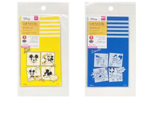 クリアバッグ、８枚（ミッキー＆フレンズ） ダイソー(DAISO)