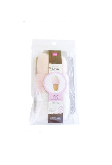 羊毛フェルト（ピンクアソート） ダイソー(DAISO)