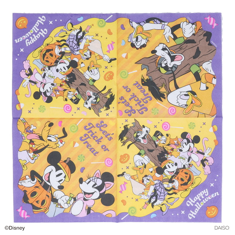 テーブルペーパー、１０枚、ＨＷＣＦ（ミッキー＆フレンズ） ダイソー(DAISO)