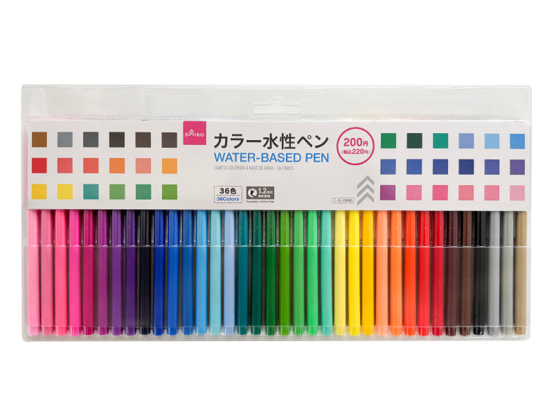 カラー水性ペン（３６色） ダイソー(DAISO)