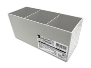 コスメＢＯＸ（モロッカン柄、グレー） ダイソー(DAISO)