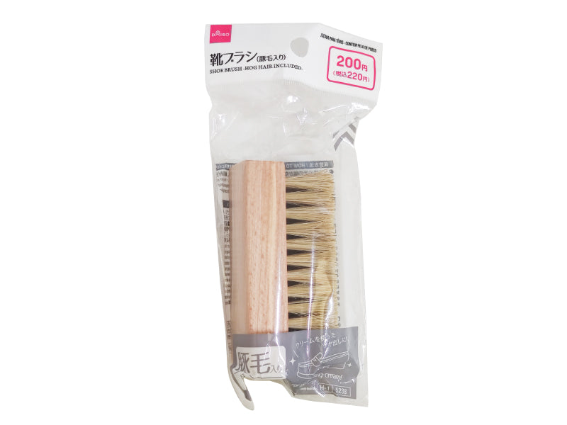 靴ブラシ（豚毛入り） ダイソー(DAISO)