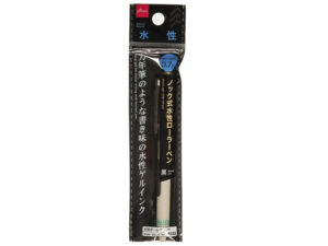 ノック式水性ローラーペン（黒インク） ダイソー(DAISO)