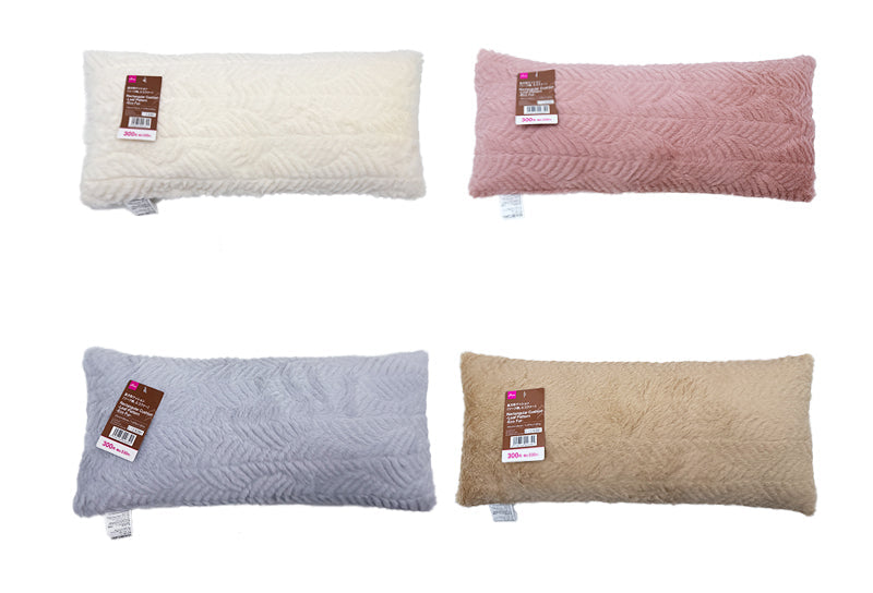 長方形クッション（リーフ柄、エコファー） ダイソー(DAISO)