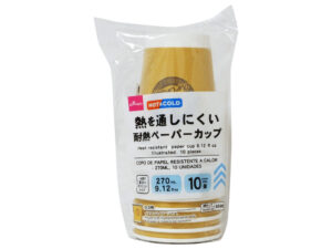 耐熱ペーパーカップ（柄付、１０個） ダイソー(DAISO)