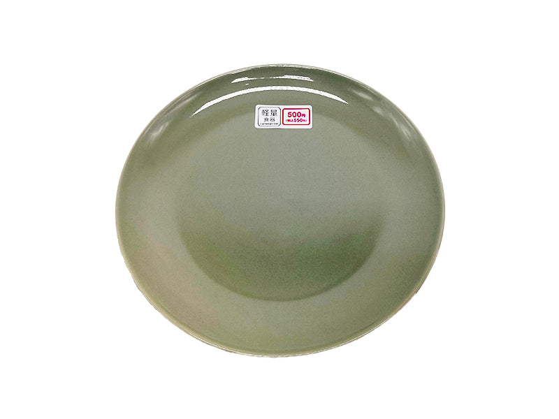 軽量食器丸皿（グレー） ダイソー(DAISO)