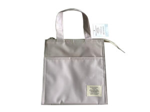 バイカラーマチ広ランチバッグ（ＰＫ×ＢＥ） ダイソー(DAISO)