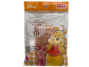 【抗菌】スリム綿棒、５０本（くまのプーさん） ダイソー(DAISO)