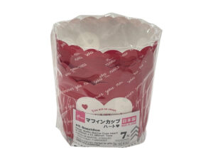 マフィンカップ（ハート、７枚） ダイソー(DAISO)
