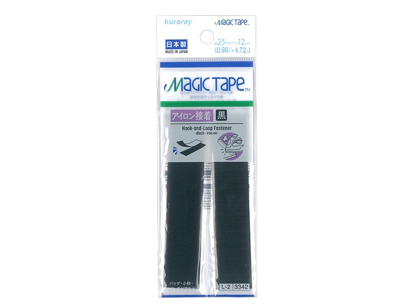 ＭＡＧＩＣ ＴＡＰＥ（ＴＭ）（黒、アイロン接着） ダイソー(DAISO)