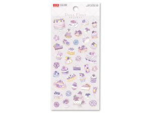 シール（ドゥーフルール、パープル） ダイソー(DAISO)