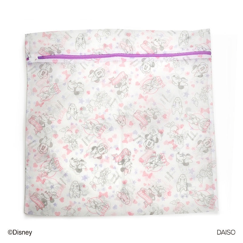 洗濯ネット、細目、角型、大きめ（ミニー＆デイジー） ダイソー(DAISO)