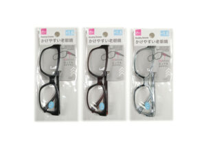 バネ付老眼鏡（ボストン、１．５度数） ダイソー(DAISO)