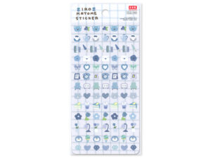 シール（いろまとめ、ブルー） ダイソー(DAISO)