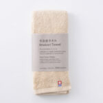 今治産フェイスタオル（ベージュ） ダイソー(DAISO)