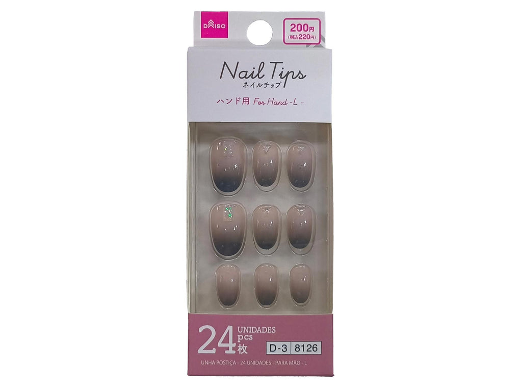 ネイルチップ（２４枚、ハンド用、Ｌ） ダイソー(DAISO)