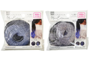 ヘアエクステ（リボンタイプ、ウェーブ、寒色系） ダイソー(DAISO)