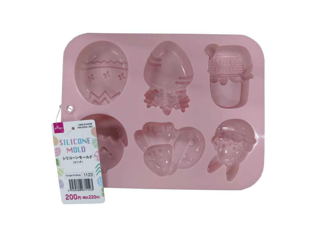 イースターシリコーンモールド（ピンク） ダイソー(DAISO)