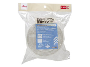 再生プラ配合丸型カップ（スクリュー式、２個） ダイソー(DAISO)