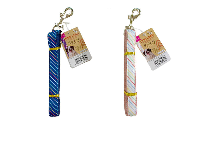 犬のリード（中型犬用、ストライプ柄） ダイソー(DAISO)